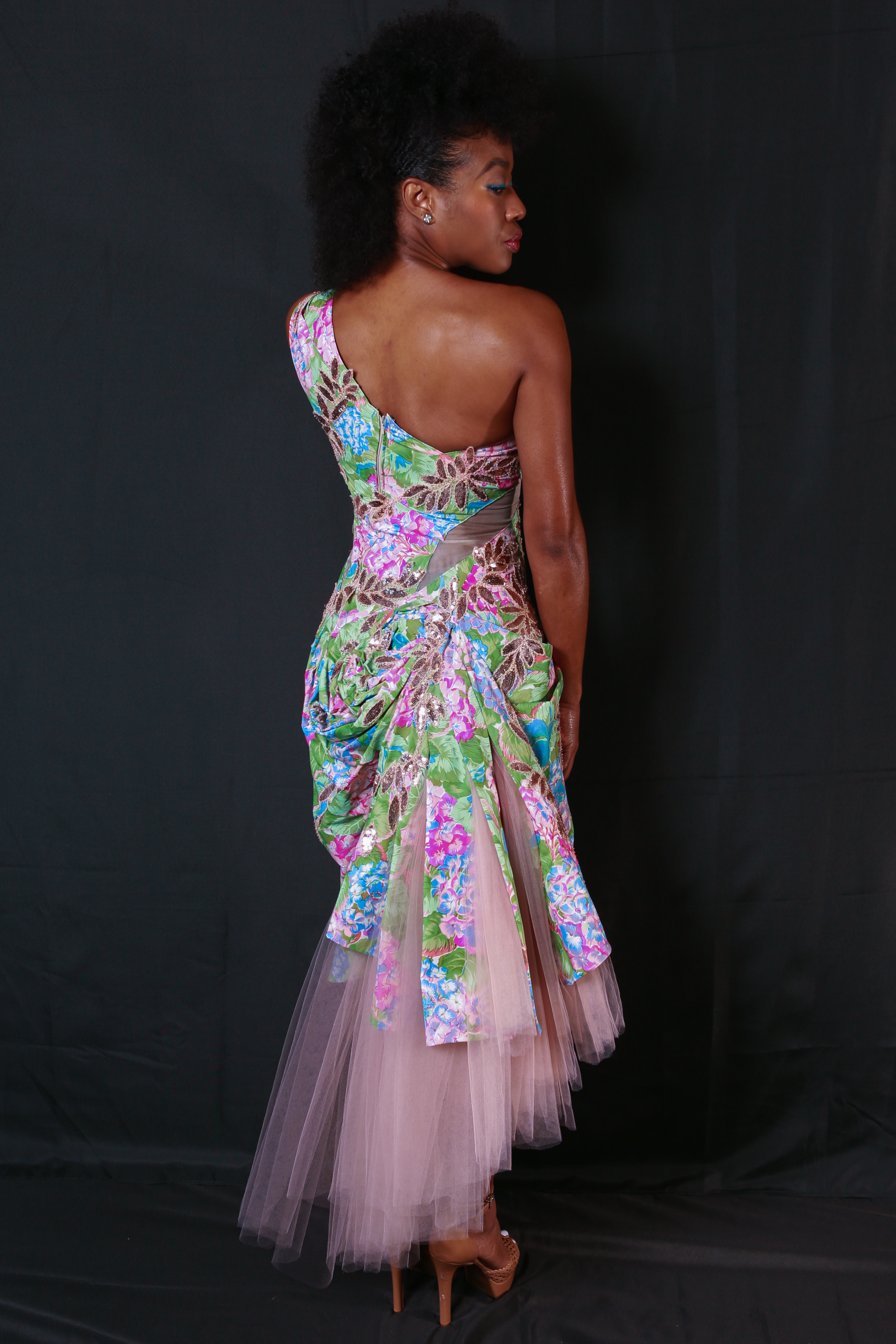 NABUHA floral gown