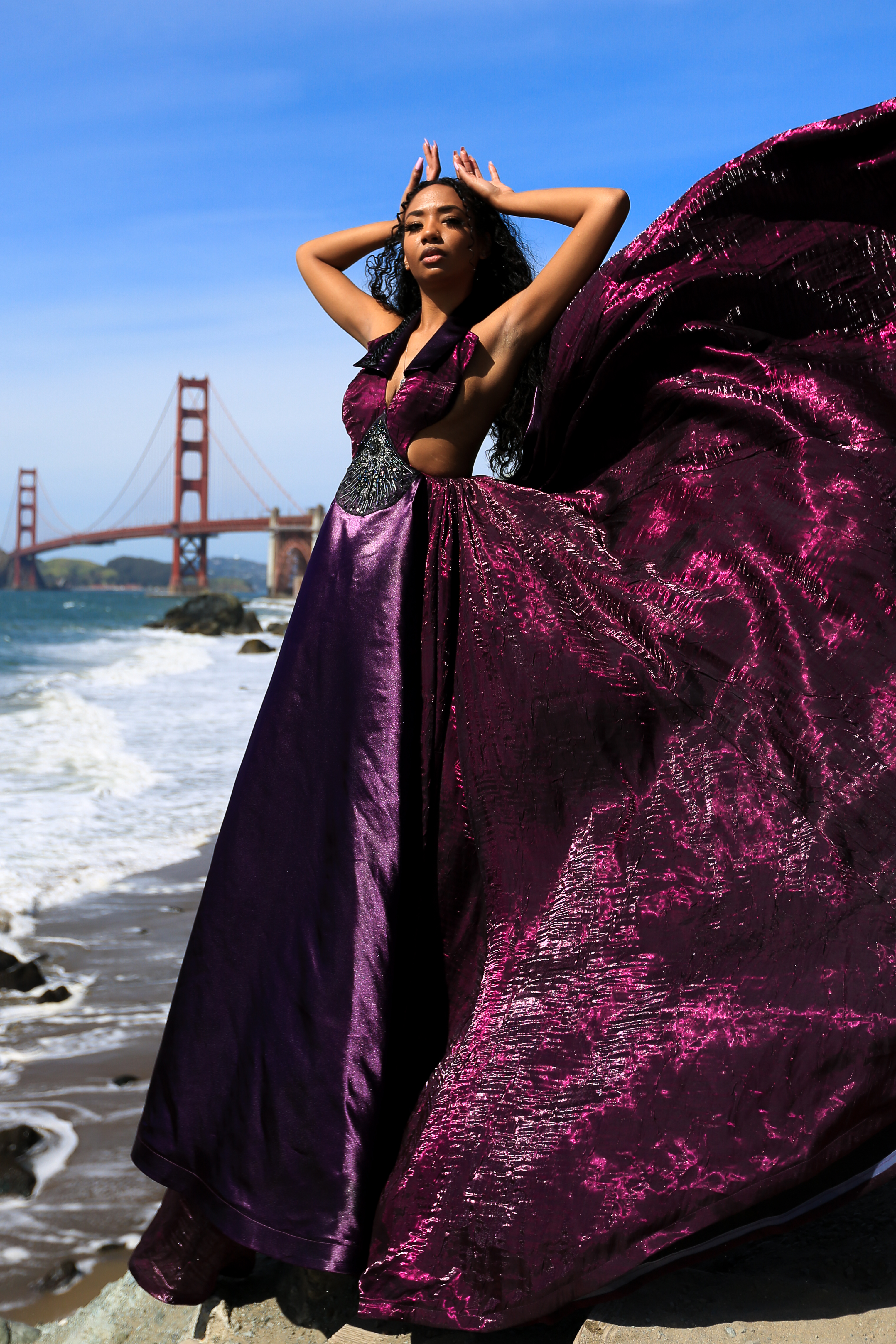 NABUHA custom gown editorial
